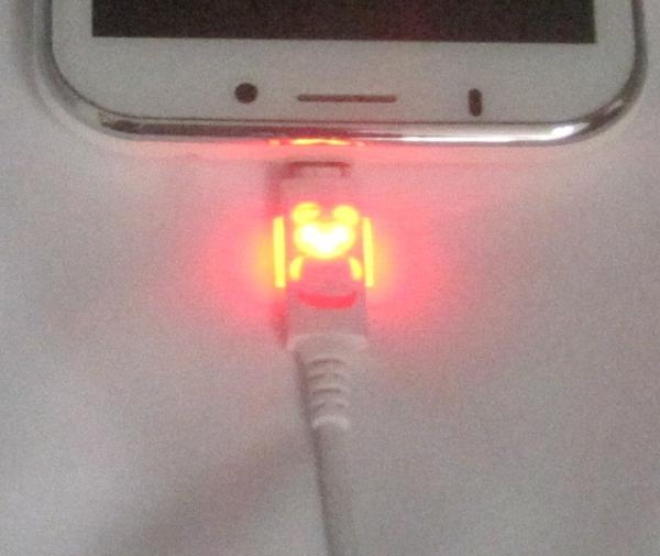 Panda Glowing USB Charging Syncing Cable To Micro 5 Pin Cable