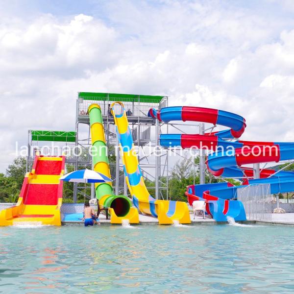 Fiberglass Water Amusement Park Equipment Outdoor Playground Resort  Equipment