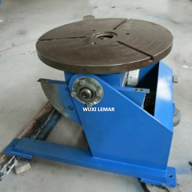 1000kg Heavy Duty Welding Positioner, 0-120° Tilting Rotary Table for  Pipe Flange Circular Welding