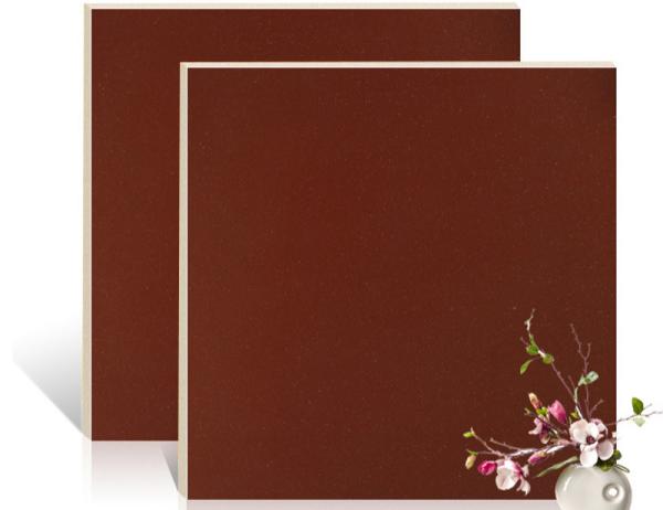 600x600mm 800x800mm Polished Porcelain Tiles Pure Red AAA Grade