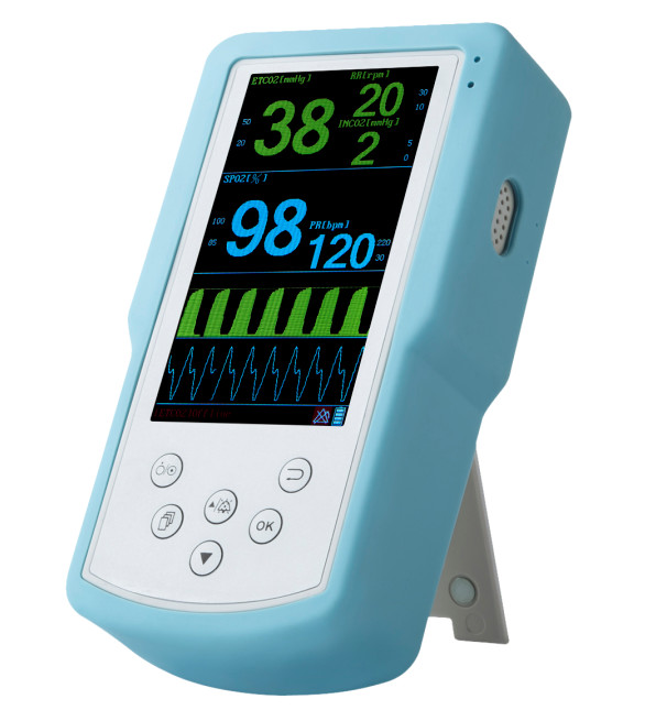 254 оксиметр CA100B ИМПа ульс BPM ETCO2 SPO2 Handheld