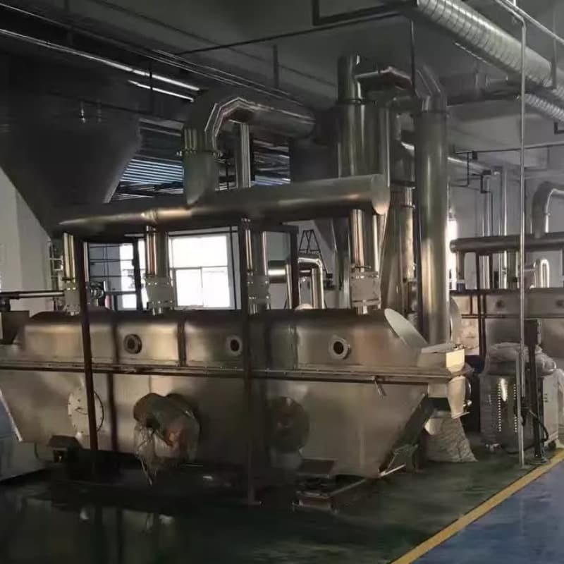 Low Noise SUS304 Vibrating Fluidized Bed Dryer In Food Industry
