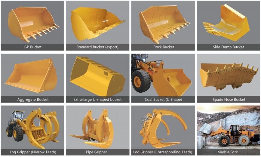 Сверхмощное SEM655D 5 тонн Payloader с двигателем WEICHAI механическим