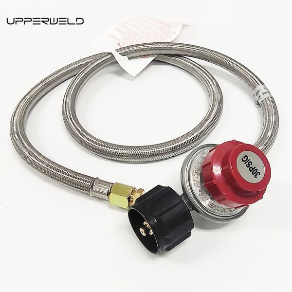 12-футовая газовая печь под высоким давлением с 3/8 дюймовым женским регулировщиком из нержавеющей стали