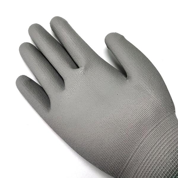 Ergonomic Anti Slip ESD Antistatic PU Palm Fit Gloves