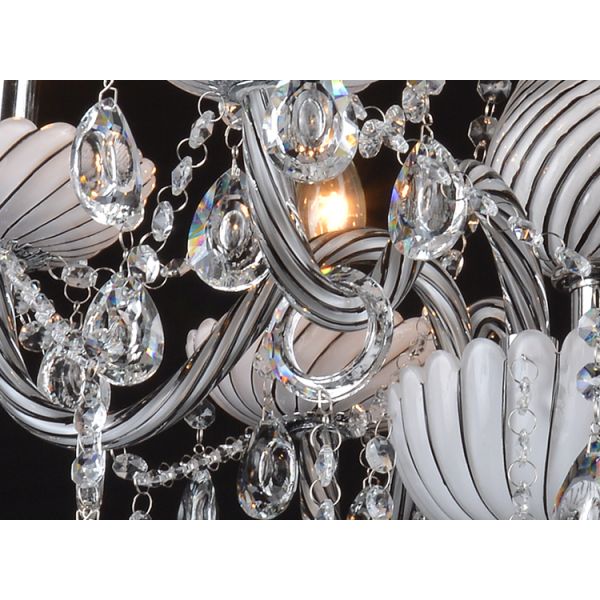 Orbit chandelier with crystals for Living room Dining room Lighting (WH-CY-136)