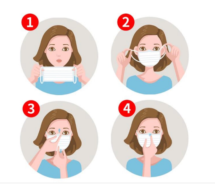 Multi Layer Disposable Medical Mask With Adjustable Aluminum Nose Piece