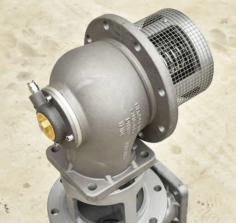 4 inch Aluminum Alloy Pneumatic Emergency Shut Off Valve Nominal Pressure 0-0.6Mpa