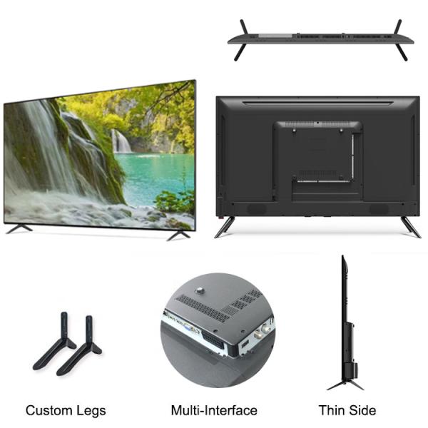 カスタム OEM 4K UHD アンドロイド スマートテレビ 22-100 インチ HDR