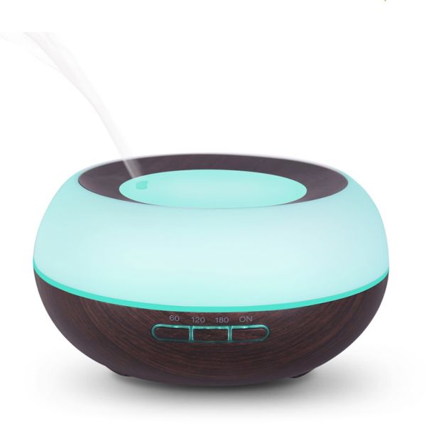 Smart Home Appliances Private Label 300ml Wooden Luxury Air Purifier Diffuser Ultrasonic Essential Oil Diffuser for Home Hotel