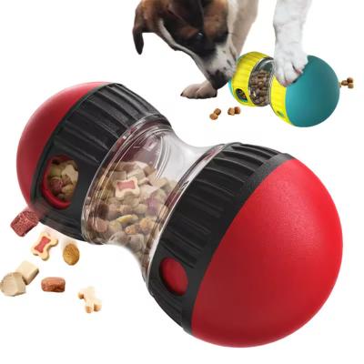 Slow Leaking Pet Toys Plastic Dog Treat Dispensing Ball Puzzle Exercise