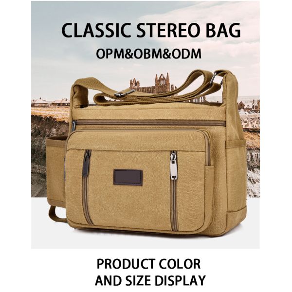 OEM Sympathybag Men's Messenger Bag Casual Crossbody Bag With Bottle Pocket