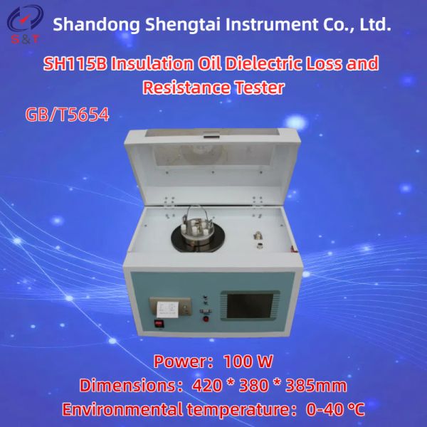 Insulation Oil Dielectric Loss And Resistance Tester SH115B High Frequency Heating