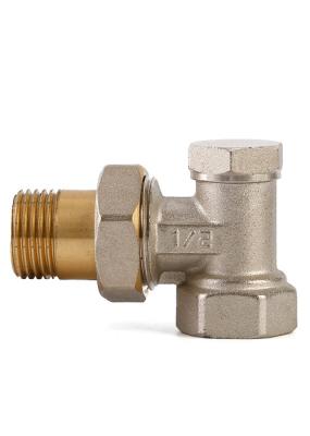 Practical Rustproof Thermostatic Rad Valves , Anticorrosive Brass TRV Radiator Valves
