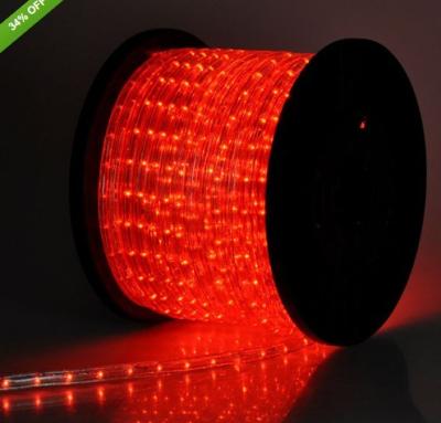 1/2''2 wire 13mm led rope light strip 100/220V for decoration