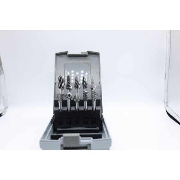 12mm Industrial Rotary Burrs Set Double Cut 10 Piece Heavy Duty Metalworking Kit