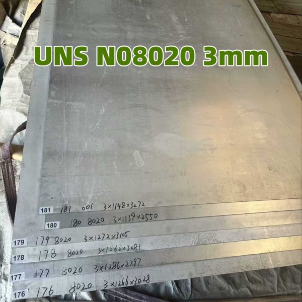 Uns N08020 Nickel Plate / Sheet 3-16mm 20Cb3 Alloy 20 W. Nr. 2.4660 Incoloy 20 Alloy Steel Sheet