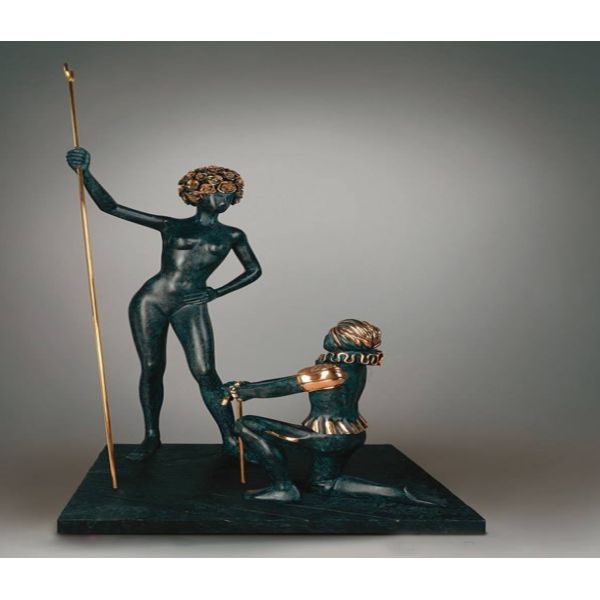 Хандмаде бронзовым современным внутренним диаграмма металла скульптур покрашенная искусством абстрактная