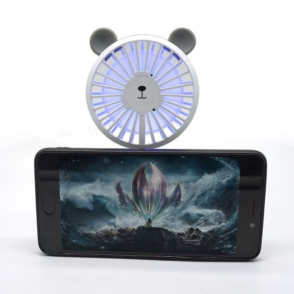 Handheld Night Light Foldable USB Charging Mini Fan
