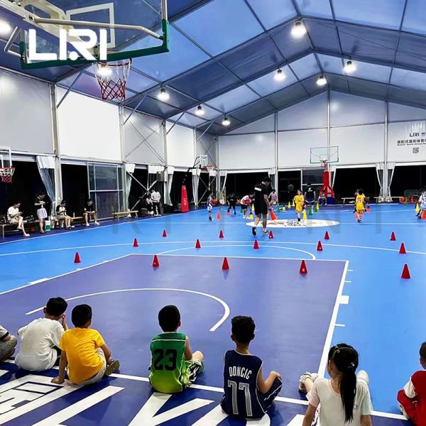 Liri Customized Big Clear Span Tents For Outdoor Event Or Basketball Court