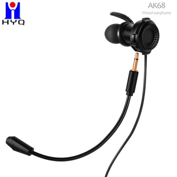 Removeable In Ear Wired Stereo Gaming Headset 120CM 10MW For Computer