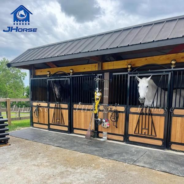 Outdoor Safety Horse Stables Stalls Panel Window and Door Size Customized