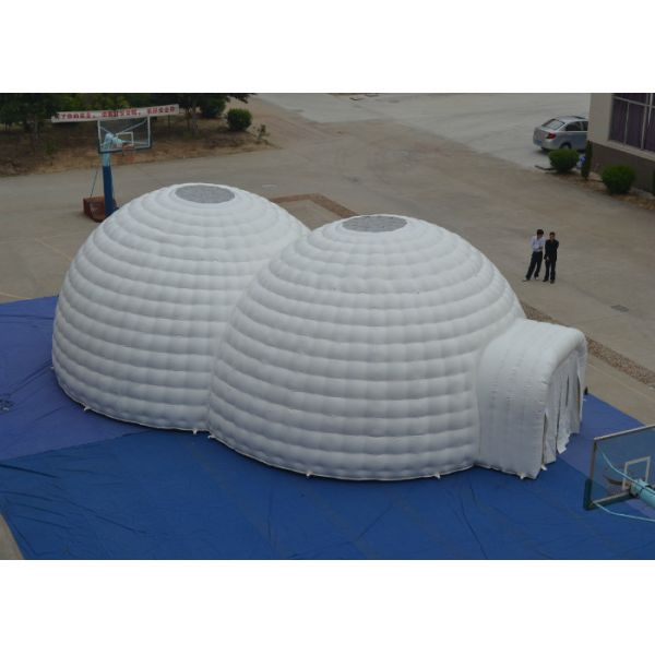 Exhibition Blow Up Tailgate Tent Fire Resistance , Outdoor Games Blow Up Igloo Tent