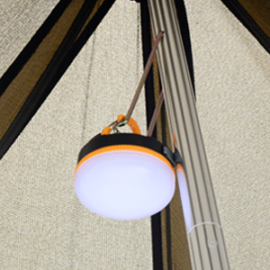 Outdoor Camping Retro Tent, Luxury Glamping Tent Waterproof Canvas Tents for Family Camping Outdoor Hunting Party