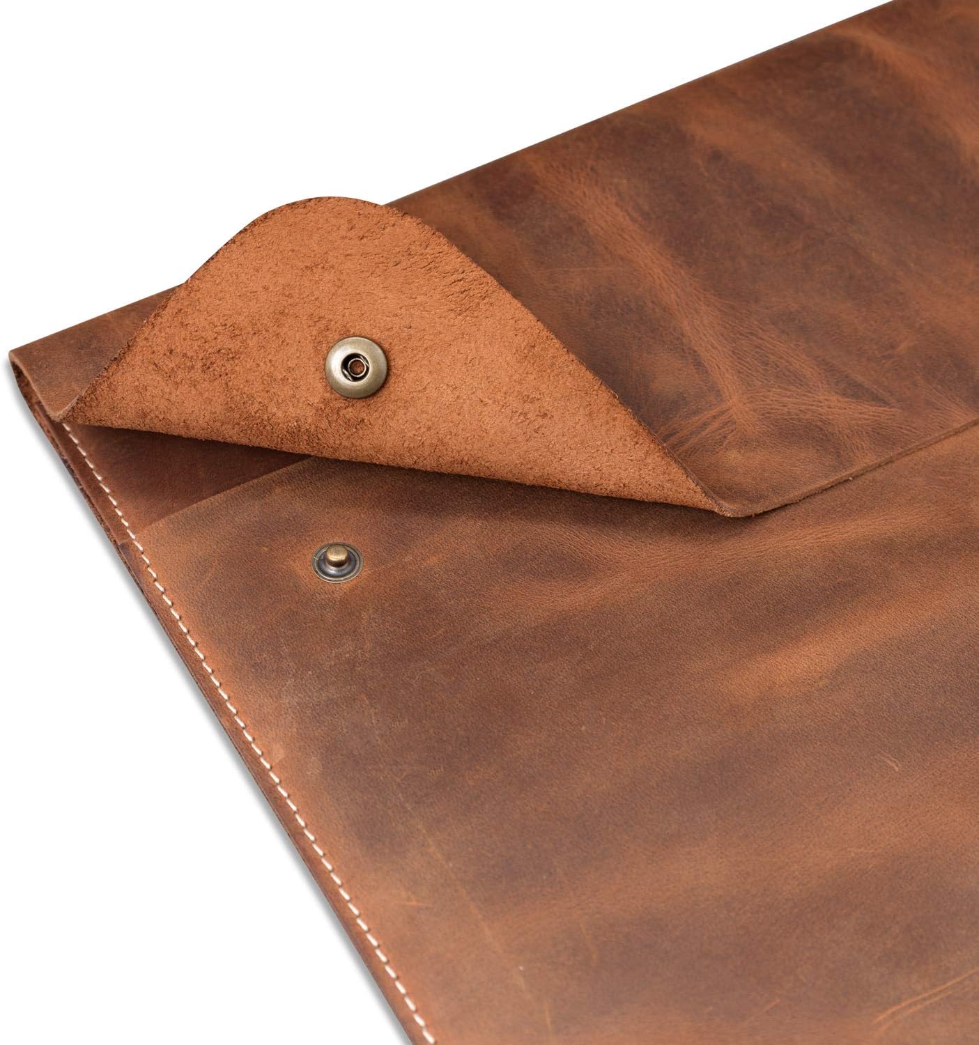 Top Grain Leather Bag Laptop Sleeve for MacBook Pro Air 14 13 Inch Genuine Leather Laptop Bag for M2 M4 Tablets Computers