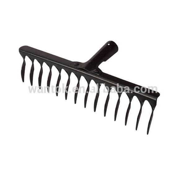 Effortless Yard Maintenance with Durable Garden Rake and Twisted Teeth Design