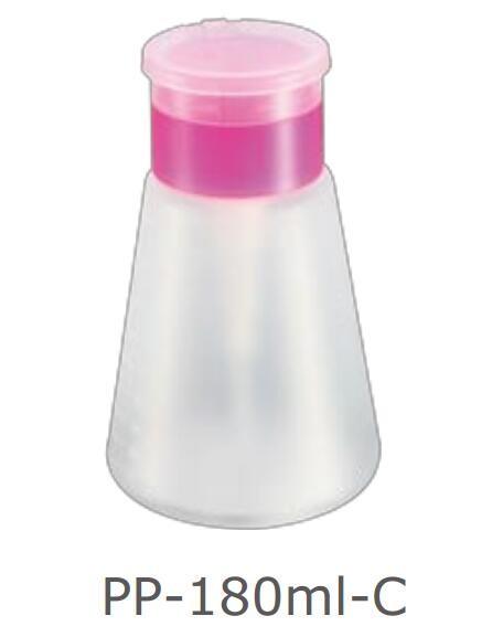 33/410 Touch Cap Dispenser/Nail polish remover pump dispenser with scale 180ML PET bottle