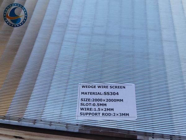 Stainless Steel Slot 30 Wedge Wire Screen Panels