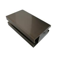 Protuberancia de aluminio modificada para requisitos particulares de Champagne Electrophoresis Anodized Aluminum Profiles 6063 para la ventana y la puerta