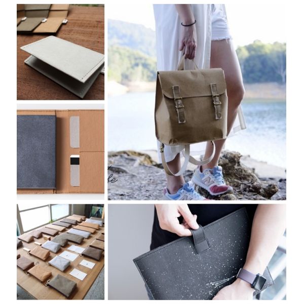 ткань 0.55mm облегченная голубая Kraft бумажная для сумки мешка Biodegradable