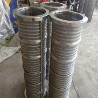 As telas do fio da cunha de Johnson Mesh 300mm filtram 304 de grande resistência de aço inoxidável