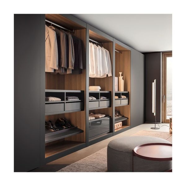 Modern Design Wooden Bedroom Closet End Furniture for Bedroom Renovation