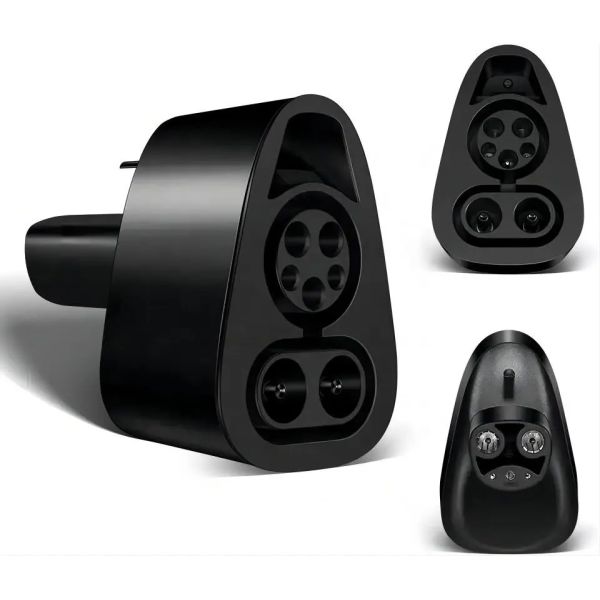 Adaptador CCS1 a Tesla Adaptador DC de carga rápida Conversor de Tesla AC DC todo en uno 80A/250A