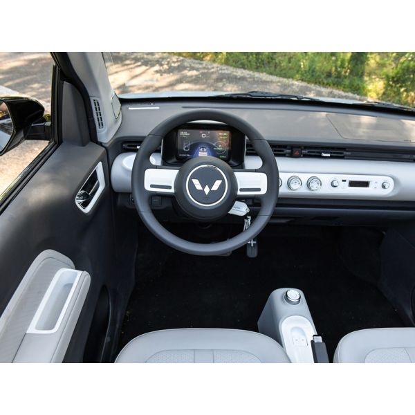 Wuling Mini Electric Cabriolet Car 4 Seats 925Kg Curb Weight 2door 2Seats Body Structure