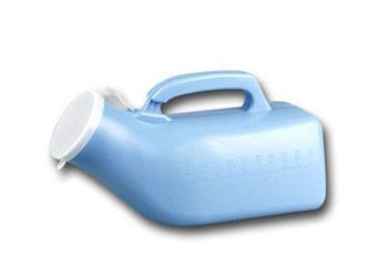 Portable male urinal with lid, Men's urinal,male urine bottle,disposable medical urinal 1000 ml