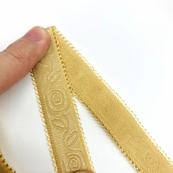 Factory high quality custom jacquard elastic nylon spandex soft underwear bra strap tape band webbing