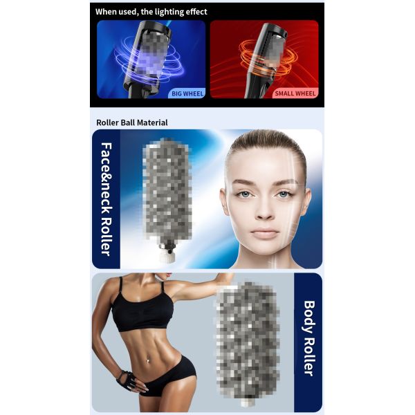 Logo Customized Hot Selling Black Portable 2 in 1 Endos Inner Ball Roller Cellulite Massage Body Sculpt Muscle Building Machine