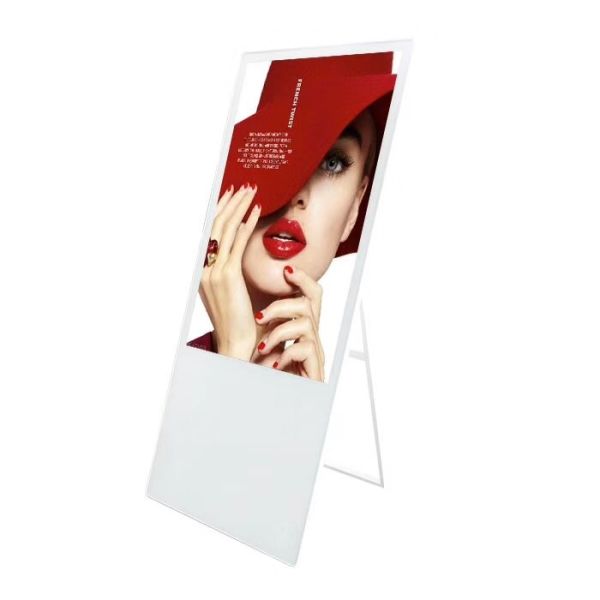 50 Inch Portable Indoor Digital Signage Screen High Contrast All Weather Operation
