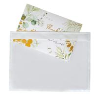 A4 A5 Mailing Label Pouches Clear Self Adhesive Packing Slip Pouch For Packing Slips Invoice Label