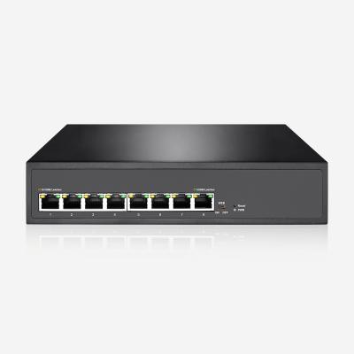WEB esperta fácil do SNMP do apoio do interruptor do gigabit RJ45 de 8 10/100/1000M muda e modo de Smart dois da Web