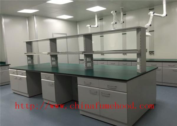 O laboratório de química de aço completo apresenta o GV contínuo de 12.7mm Worktops certificado