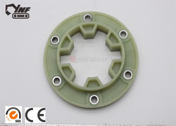 Acoplamento durável da máquina escavadora para a certificação verde/do preto cor 195*6 da flange do CE