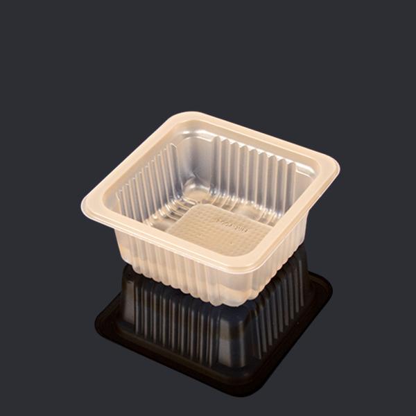 FDA Certificated 6.5*6.5*3cm Plastic Pastry Packaging