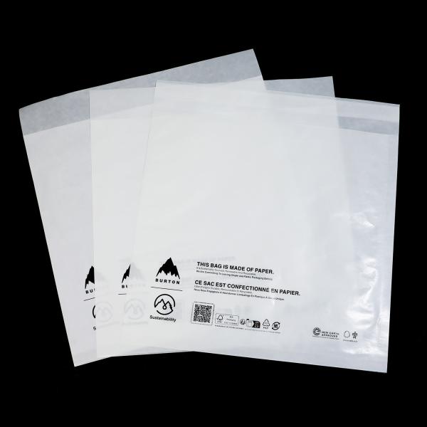 Sacs en cellophane transparents à 100% personnalisés avec une texture élevée et une épaisseur de 35 ou 50 grammes pour l'emballage de vêtements