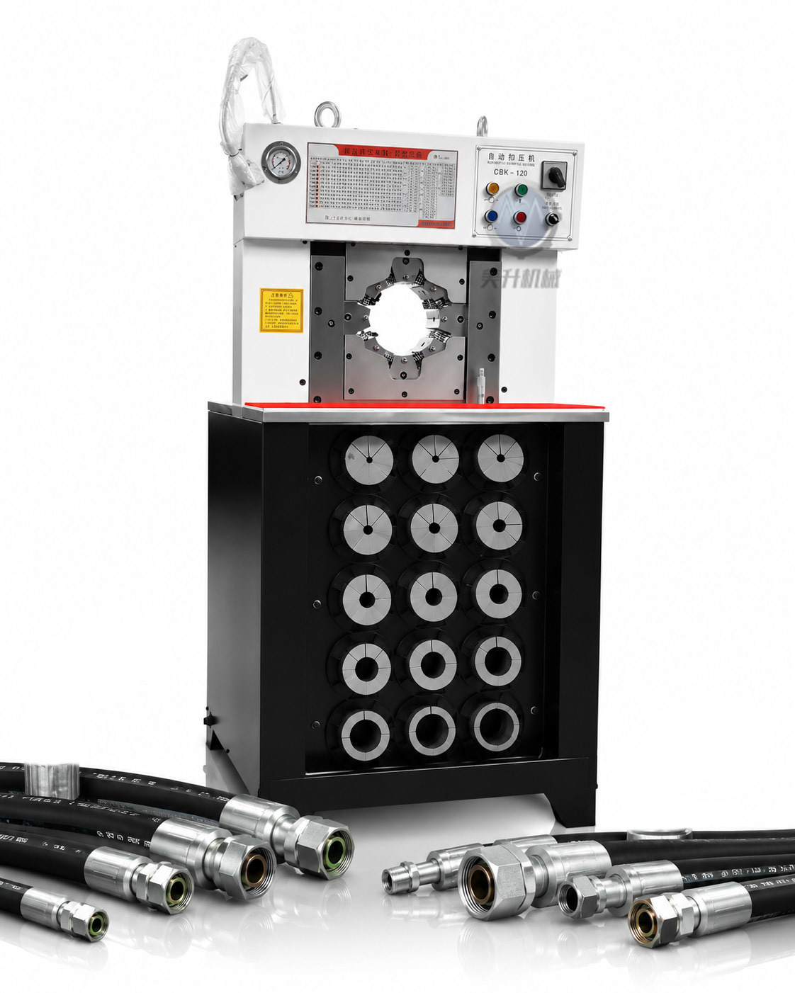 P140 Ultra-Thin Hydraulic Hose Crimping Machine with 750T Crimping Force and 3-Inch Capacity