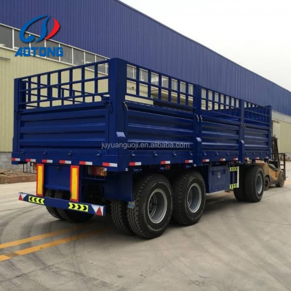 Leaf Spring Suspension Farm Wagon Trailer With Turntable Drawbar Madagascar Full Type